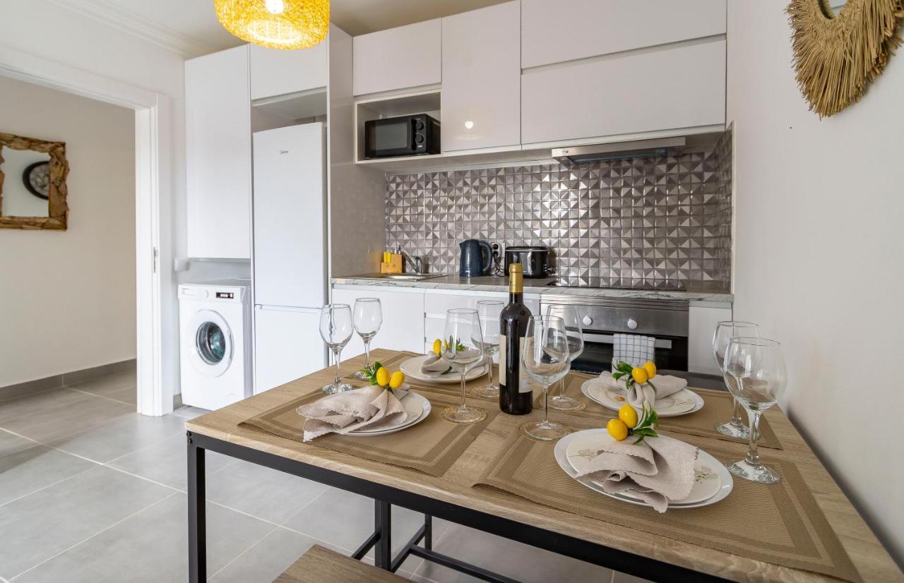 3 Minutes To The Beach, 2 Bedroom Amazing Apt With Balcony, Bbq Grill And Pool 萨格里什 外观 照片