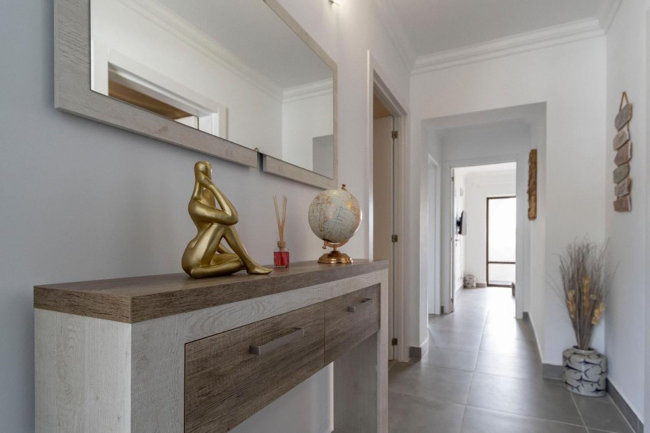 3 Minutes To The Beach, 2 Bedroom Amazing Apt With Balcony, Bbq Grill And Pool 萨格里什 外观 照片